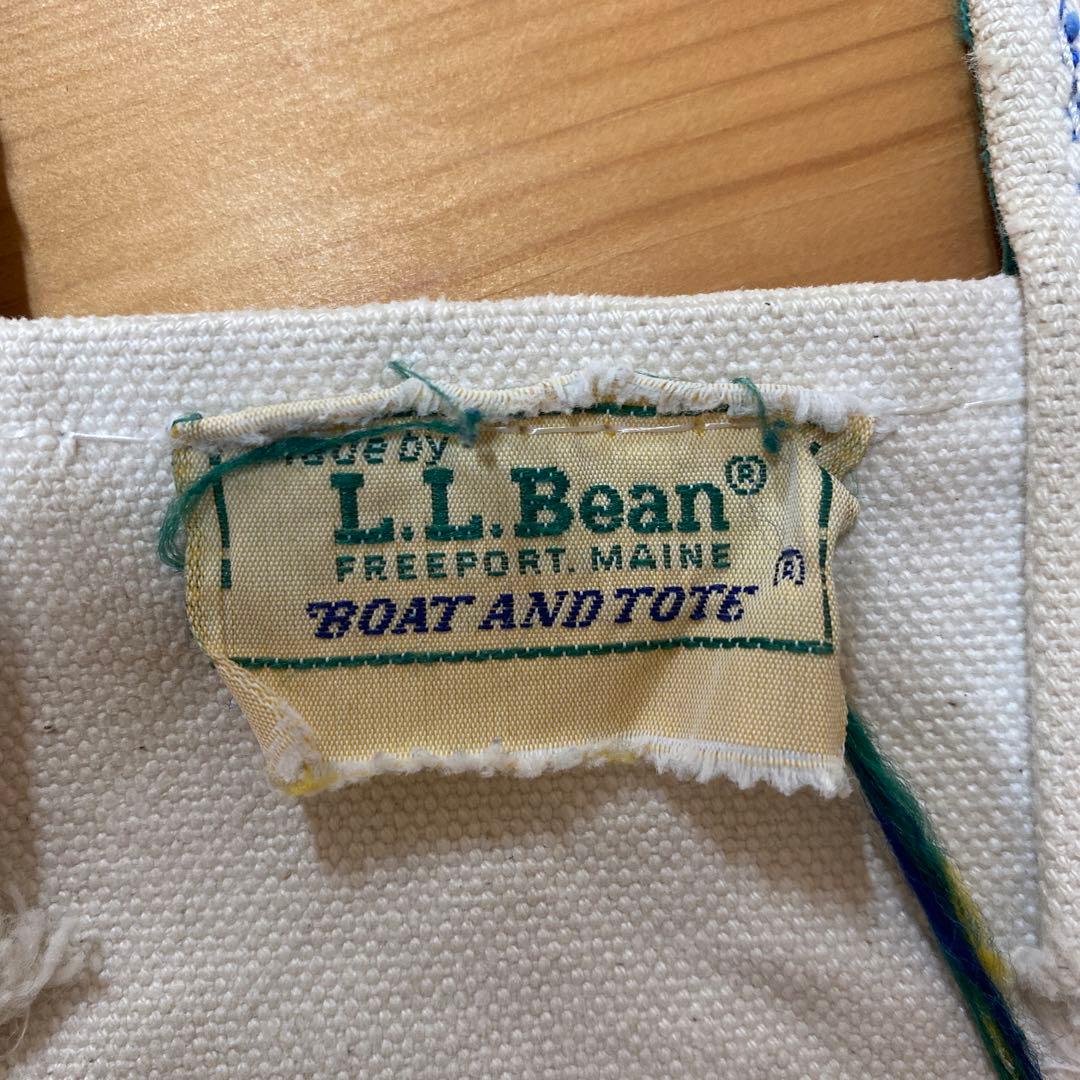80s L.L.BEAN ビーントート 2色ギザタグ　グリーン