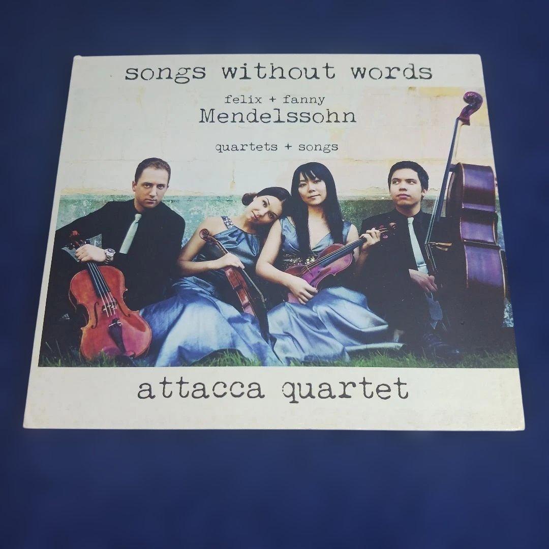 クラシック songs without words - Attacca Quartet Mendelssohn: Songs Without Words, arr. for string quartet by Felix