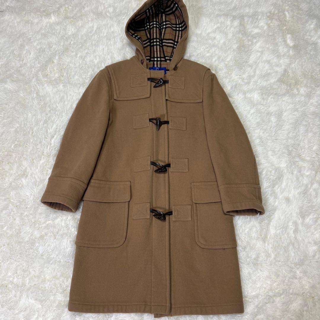 極美品 バーバリーブルーレーベル ダッフルコート ノバチェック