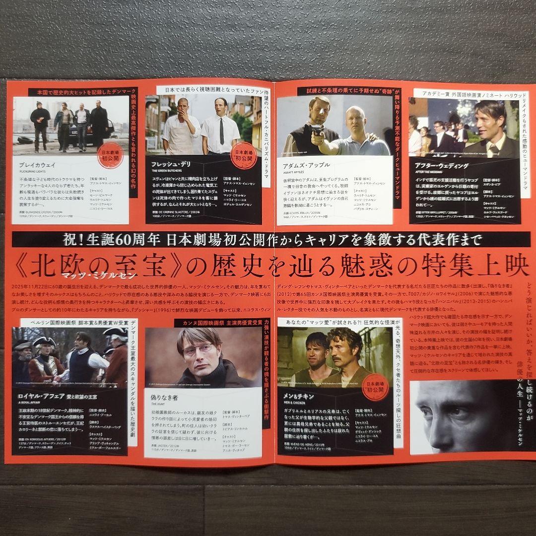 映画 マッツ・ミケルセン生誕60周年祭 チラシ フライヤー 3部 - メルカリ