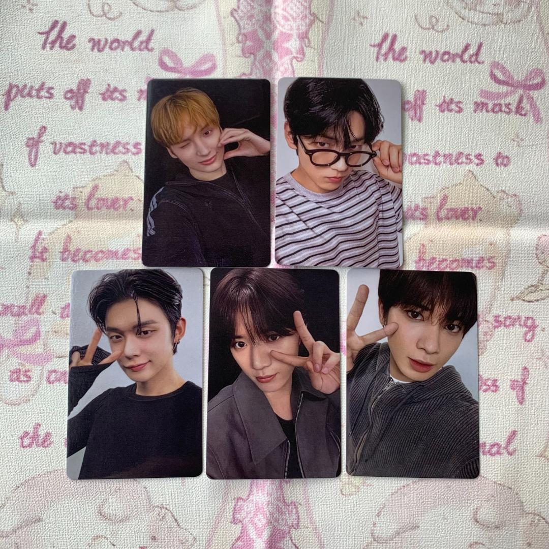 TXT 当選 LINE MUSIC 限定 トレカ 5枚セット TXT ミュージック LINE MUSIC 当選 トレカ 5枚セット