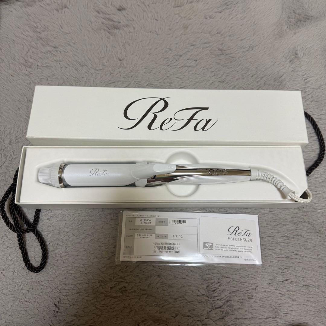 リファ Refa カールアイロン コテ 32mm 2022年モデル ReFa（リファ） MTG カールアイロン プロ 38mm ホワイト RE-AV-02A