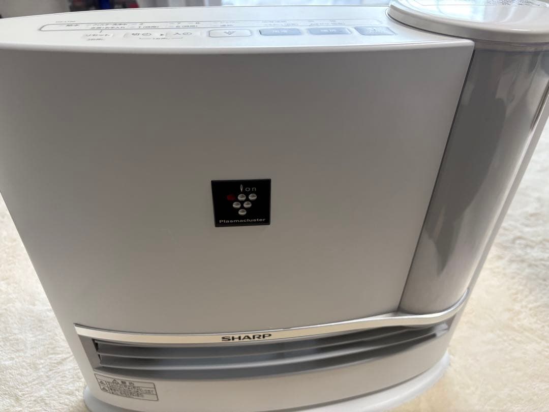 【美品】SHARP加湿セラミックファンヒーター HX-L120-W 2021年製 シャープ プラズマクラスター 加湿セラミックファンヒーター HX-L120を