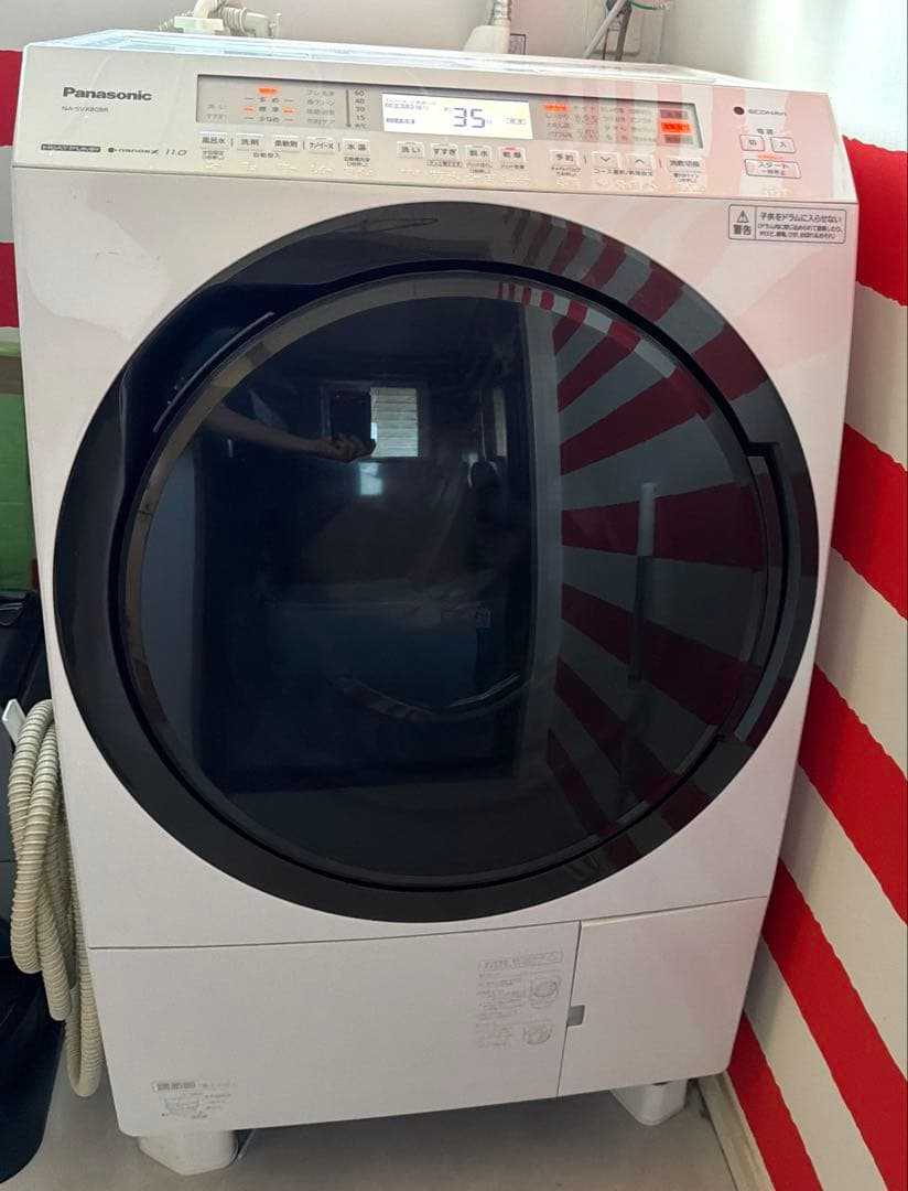 ち*び様 パナソニック　ドラム式洗濯機【NA-SVX80BR】　11kg 2021年Panasonic右開きドラム式洗濯機NA-SVX80BR 限定モデル - メルカリ