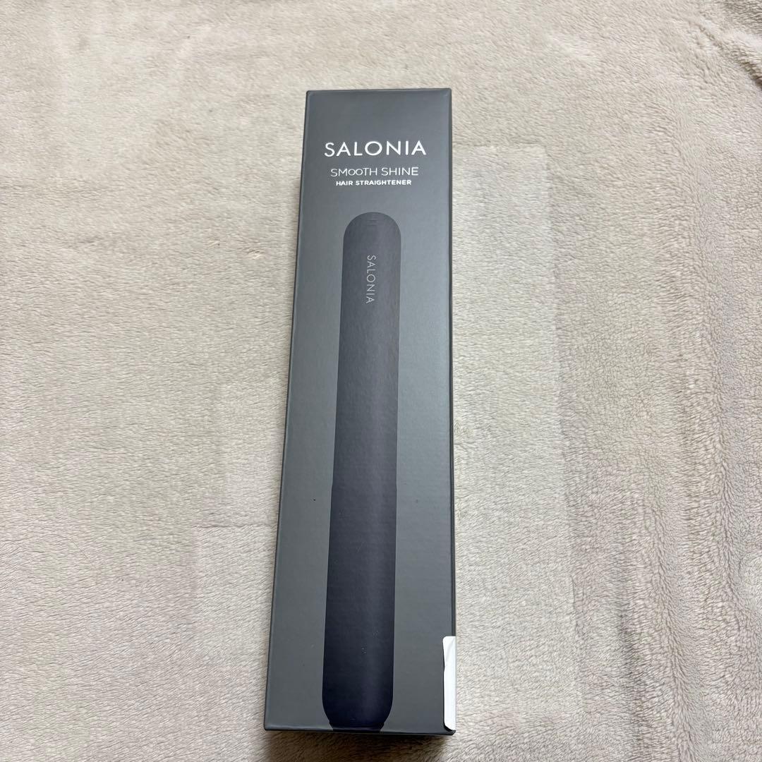 新品未使用】SALONIA スムースシャインストレートヘアアイロン