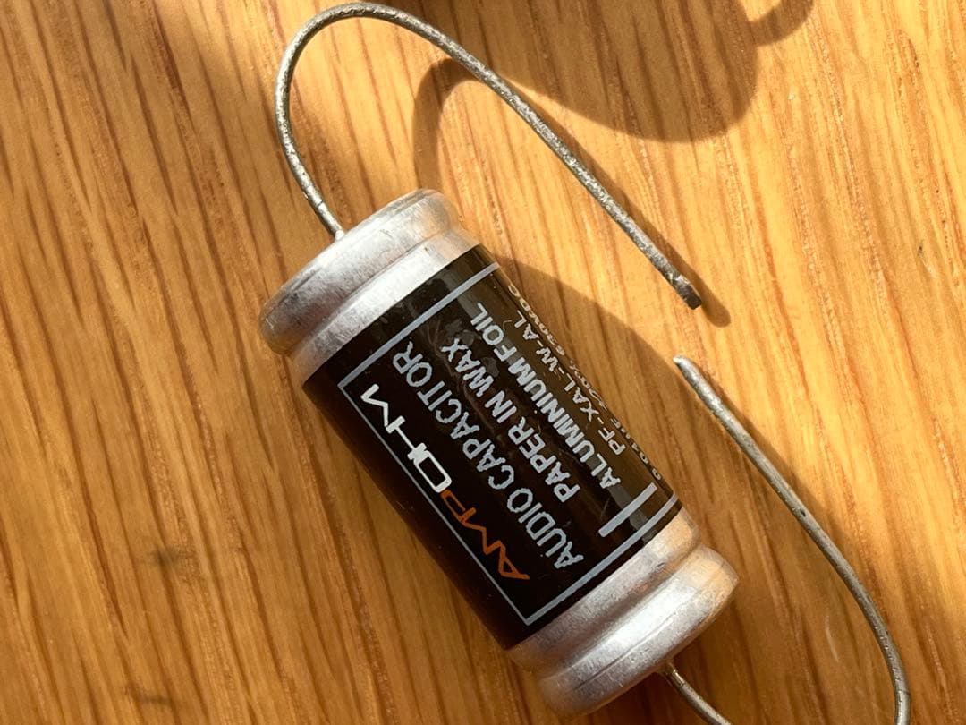 英国製Ampohm オーディオ　オイルコンデンサー　0.01uf 630v 4個