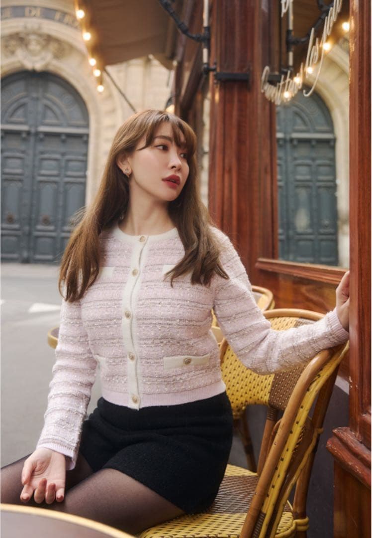 Herlipto Bristol Tweed Knit Cardigan - メルカリ