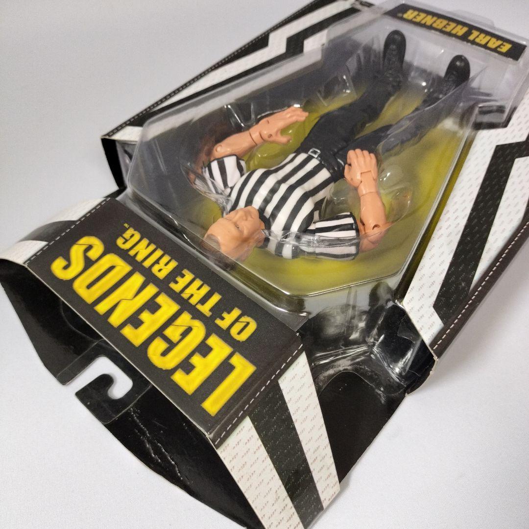 未開封　TNA　アール・ヘブナー　レフェリー　フィギュア　Earl Hebner