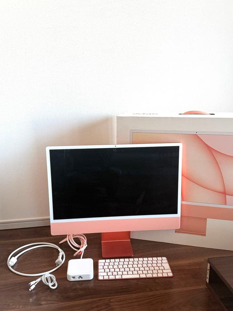 【美品】iMac 24インチ M1 8GB 256GB 箱あり iMac（Apple） Apple iMac 24inch MJV83J/A A2439 4.5K 2021 一体型