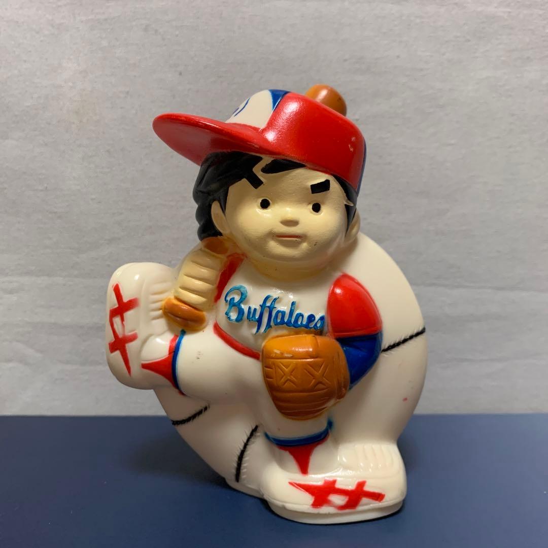 激レア】近鉄バファローズ ソフビ 貯金箱 記念品 昭和レトロ バッファ