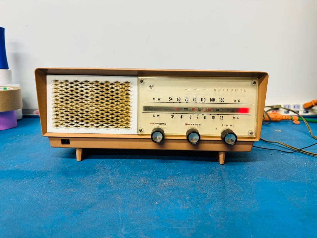 ナショナル 2バンドルーム ラジオ GX-240 レトロ 時代物 希少品 動作品 ナショナル 2バンドルーム ラジオ GX-240 レトロ 時代物 希少品 動作品