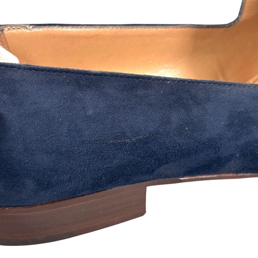 美品 グッチ GUCCI 36 1/2 23.5 スエード ローファー バンブー - メルカリ