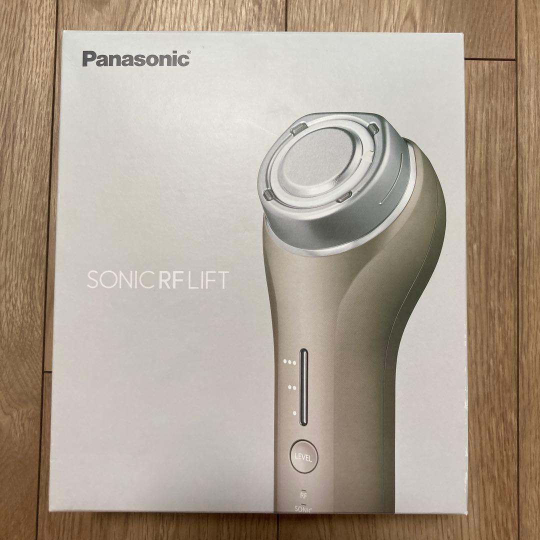 【新品 未使用】リフトケア美顔器 Panasonic EH-SR75 Panasonic（パナソニック） EH-SR75-N 美顔器 ソニック RF リフト