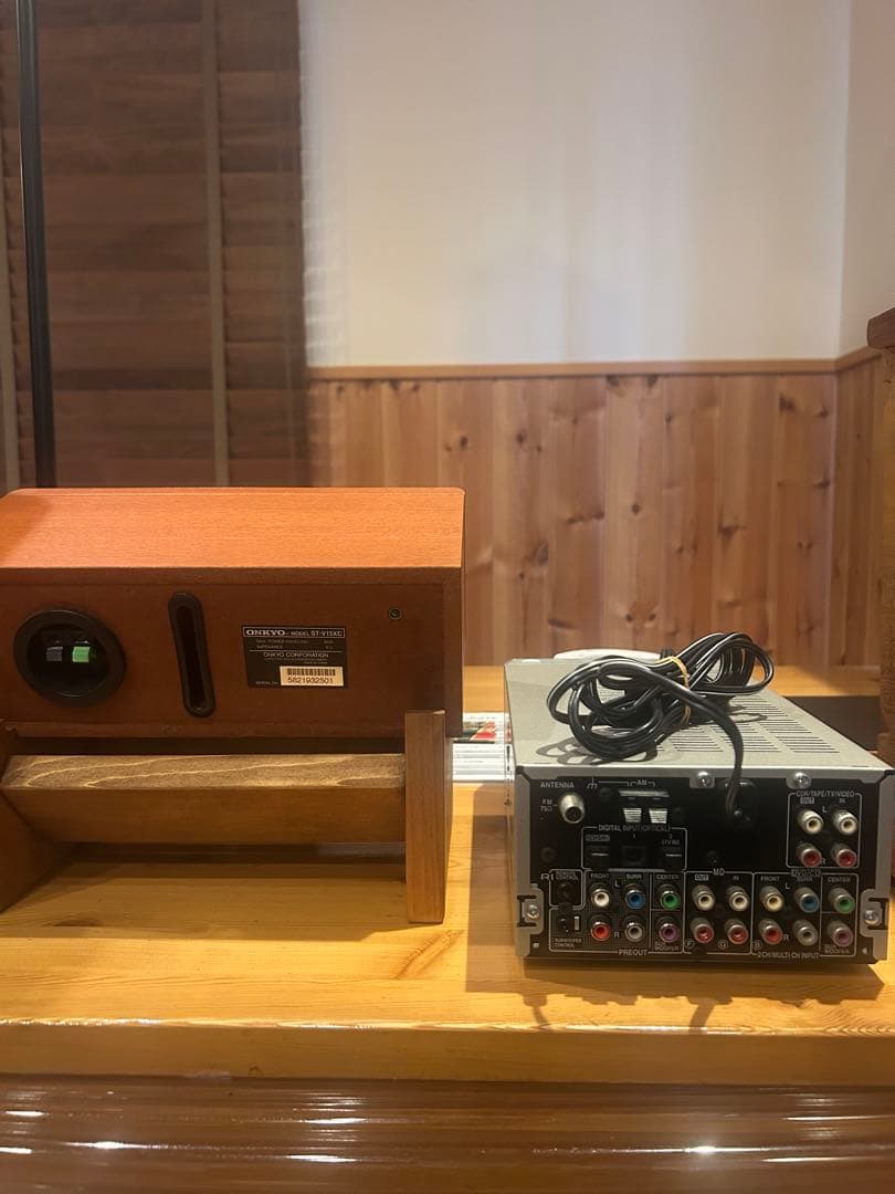 BASE-V15X 5.1chと AS-75Hと ハンドメイドスピーカースタンド - メルカリ