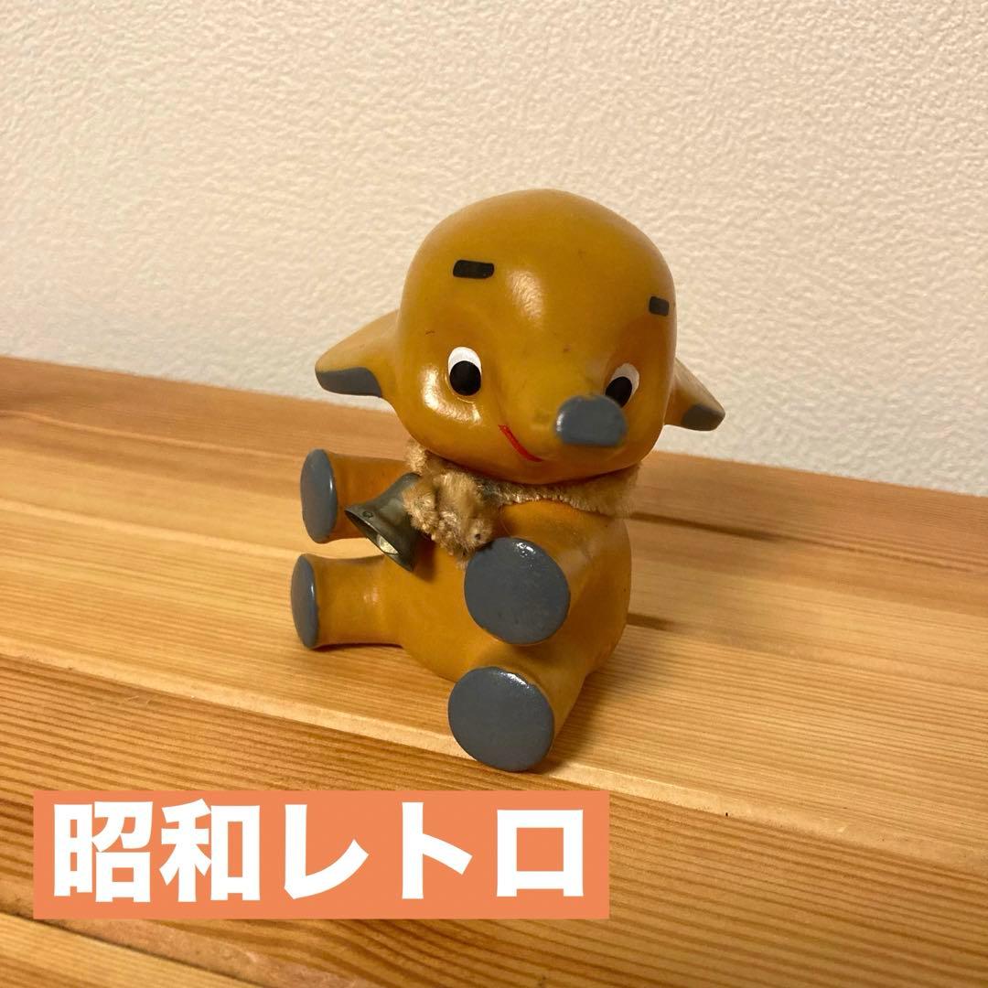 希少 昭和レトロ 初期 サトちゃん ソフビ フィギュア クスリのサトウ