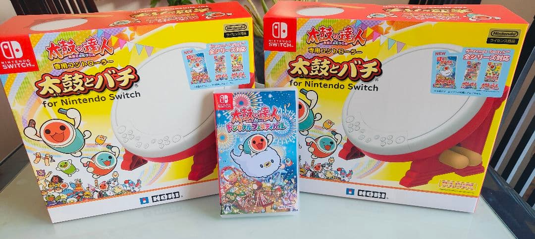 太鼓の達人ドンダフルフェスティバル Nintendo Switch セット Switch 太鼓の達人 ドンダフルフェスティバル＋太鼓とバチ（ネコポス便