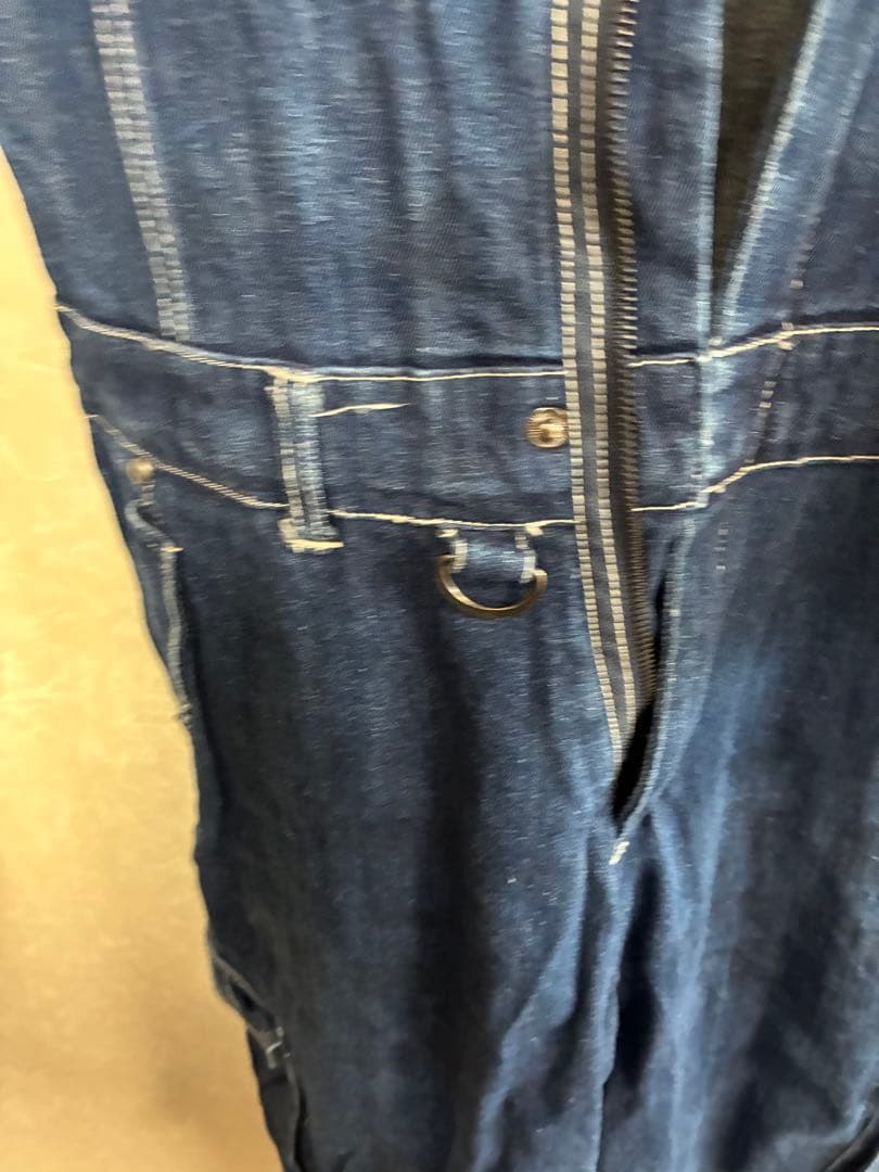 オーバーオール つなぎ 繋ぎ デニム ジーンズ 半袖