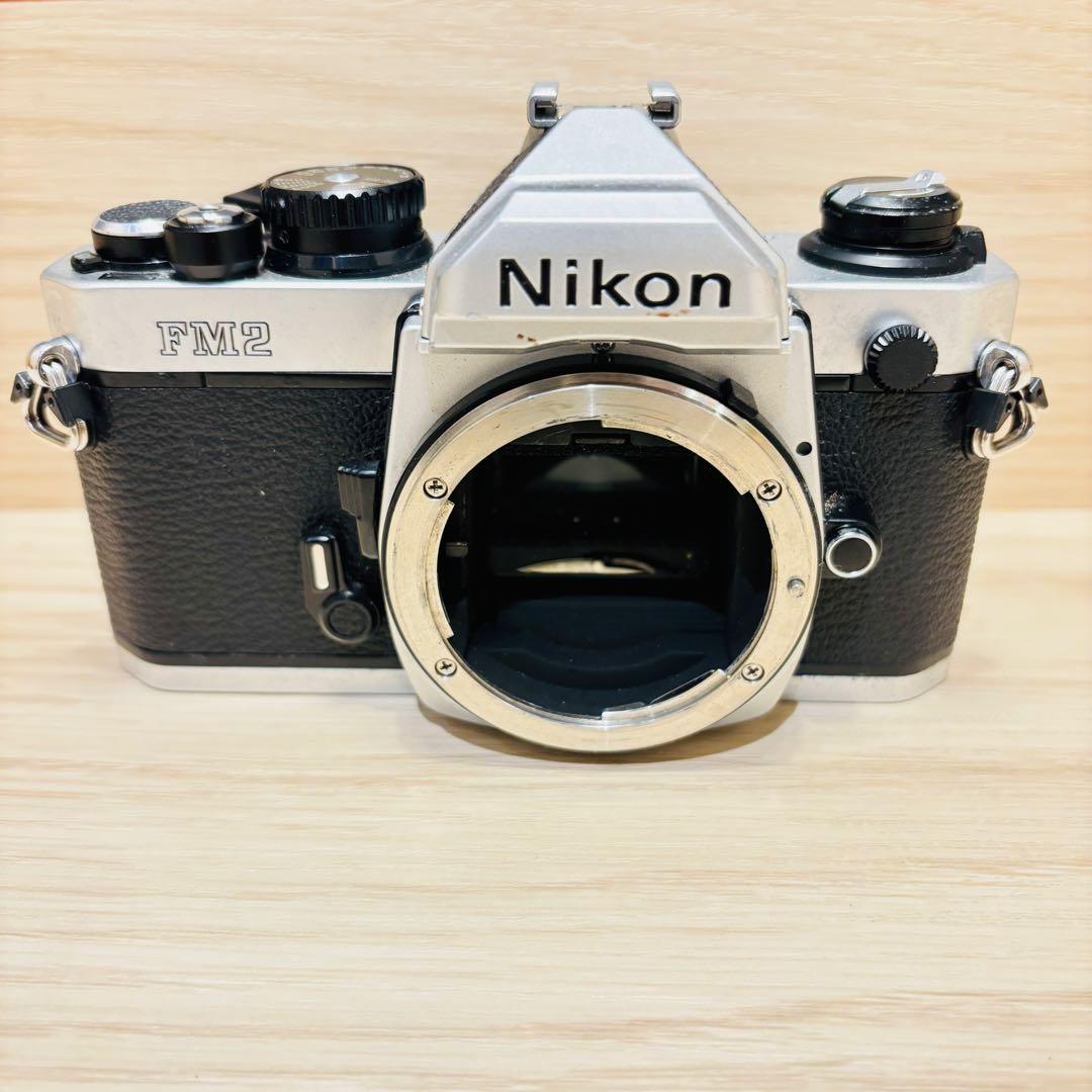 【ジャンク品】Nikon New FM2 ニコン Nikon New FM2 ブラック 35mm 一眼レフフィルムカメラ