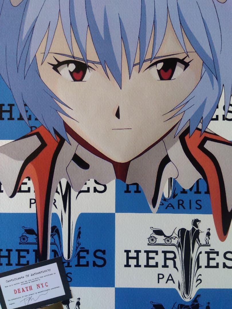 額付き】アートポスター エヴァンゲリオン 綾波レイ - メルカリ