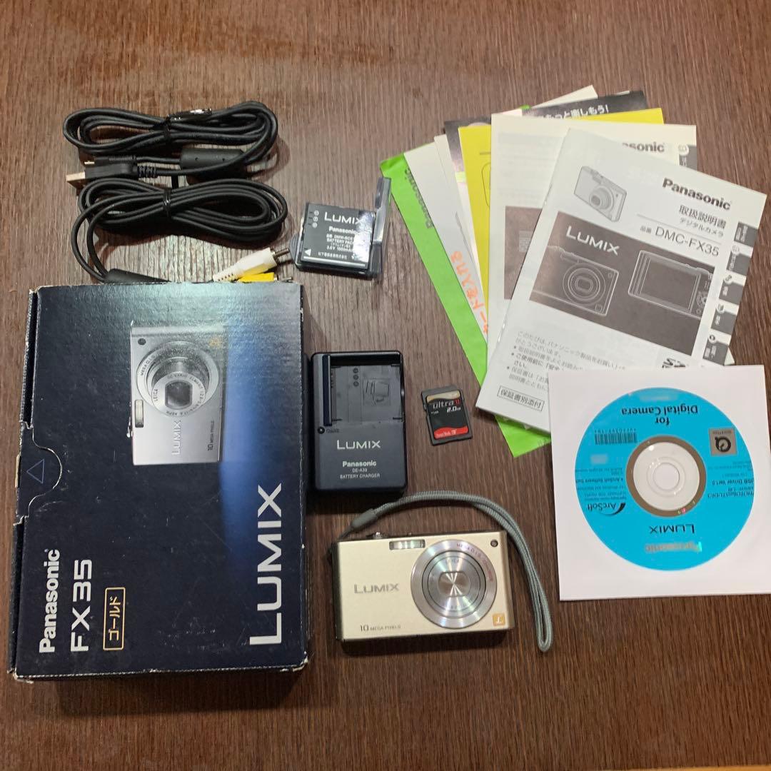 Panasonic LUMIX FX35 ゴールド　デジカメ　動作確認済み 415ep5fKbYL._AC_UF350,