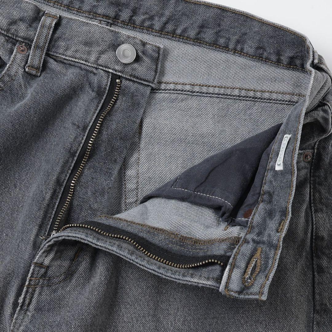 目立った傷や汚れなし】A.PRESSE 25aw グレーデニムパンツ - メルカリ