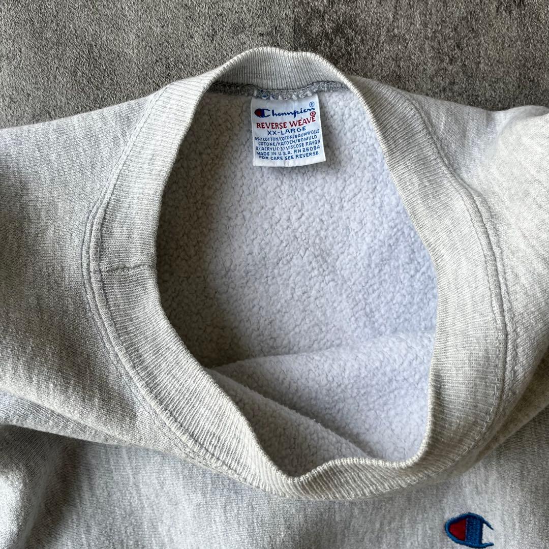 90s Champion チャンピオン リバースウィーブ usa製 霜降りグレー