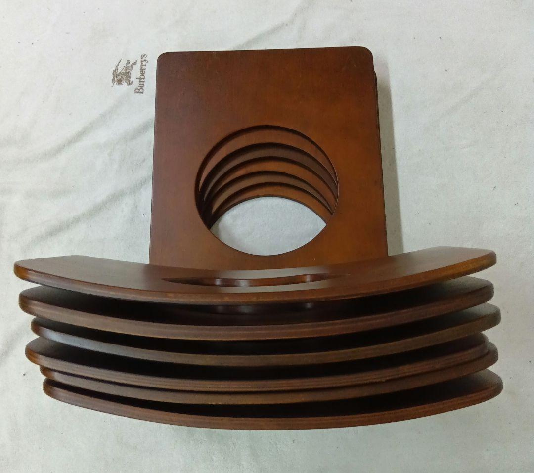 ニトリ 木製座椅子 6脚セット 曲げ座椅子 和座椅子