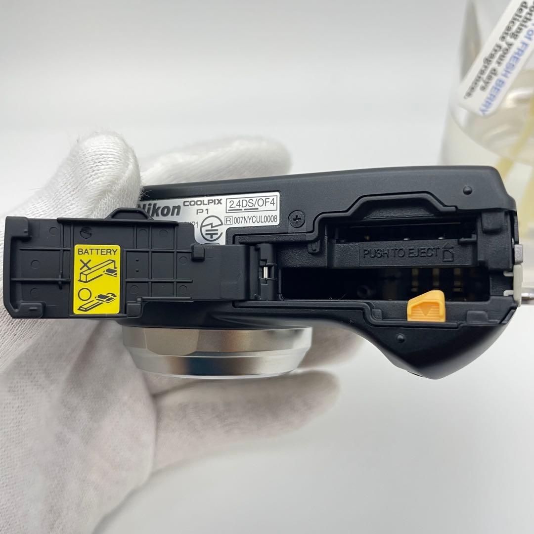 美品✨Nikon coolpix P1✨動作確認済 スマホ転送OK 可愛い 黒♪ - メルカリ