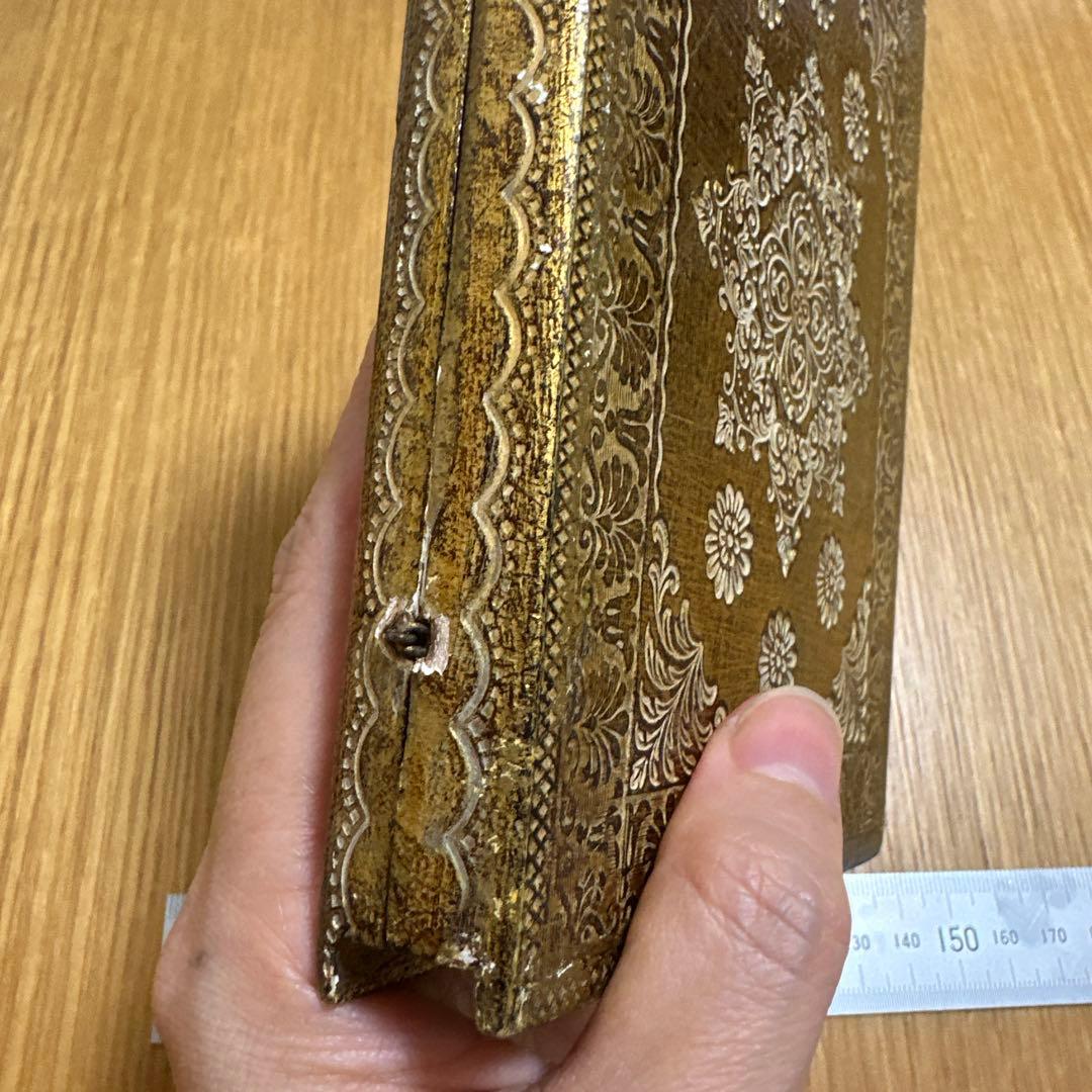 アッシジの聖フランチェスコの美しい祈りの額縁 アンティークフレーム