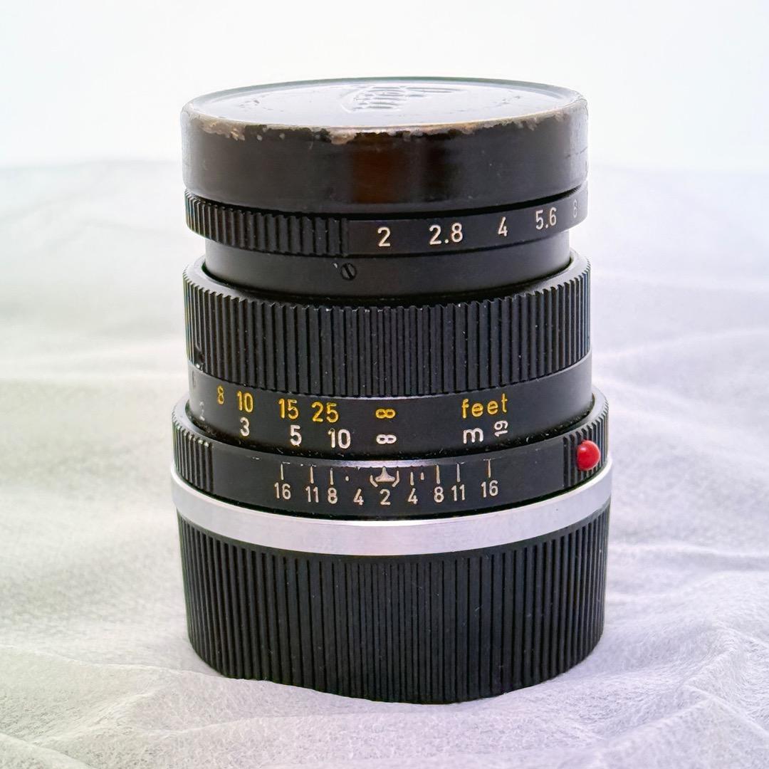 SUMMICRON 50mm f2 2nd 6枚玉　純正レンズキャップ Summicron 50mm f2 (M) Black – FLASHBACK CAMERA