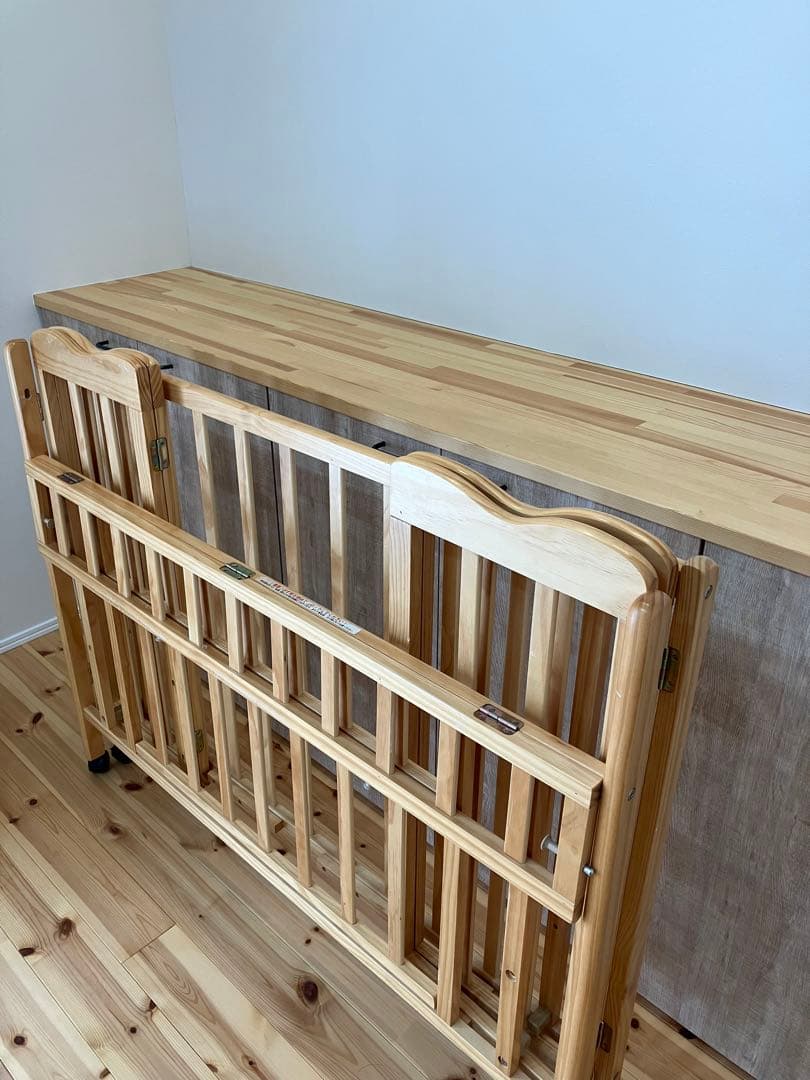 匿名配送 送料込み大和屋 折りたたみベビーベットFL パタン - メルカリ