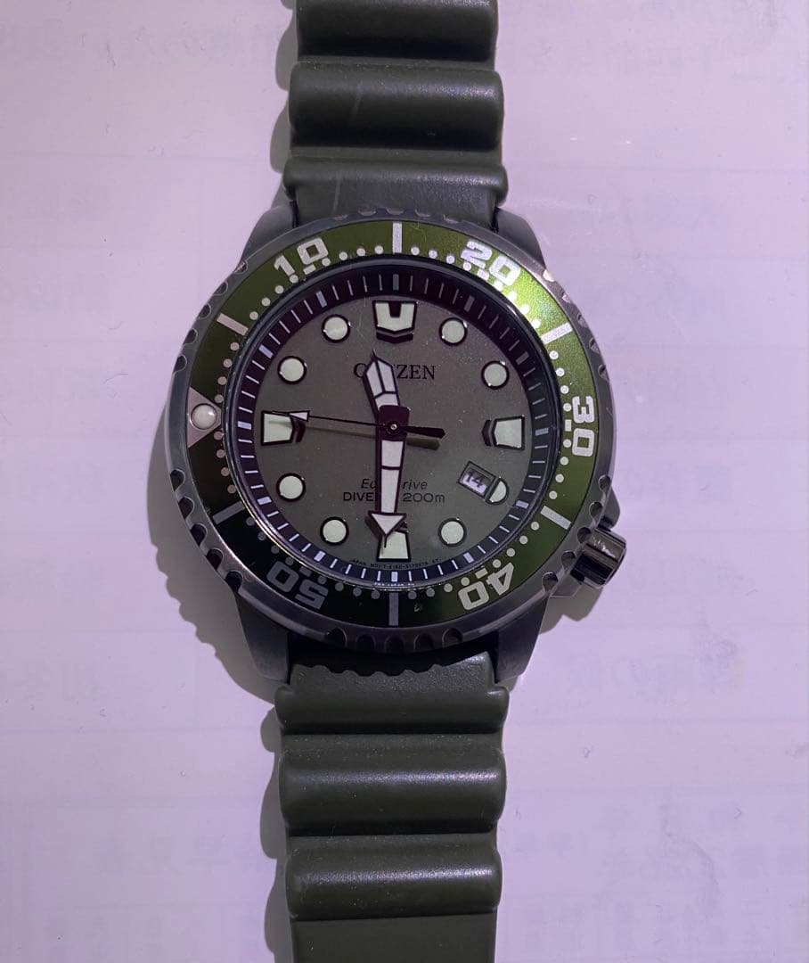 CITIZEN ダイバーズウォッチ オリーブグリーン Amazon | [CITIZEN] 腕時計 PROMASTER MARINEシリーズ エコドライブ