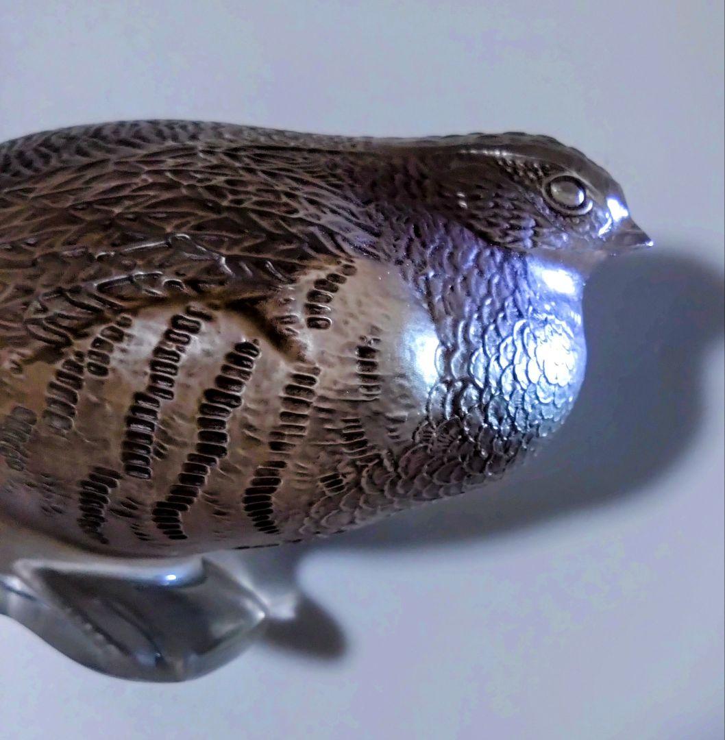 ルネ ラリック R LALIQUE ウズラ 置物 オブジェ クリスタル - メルカリ