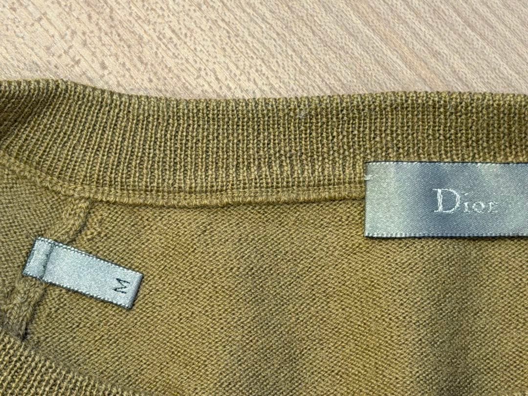 ディオールオム 04aw エディスリマンvictim期 エルボーパッチ ニット