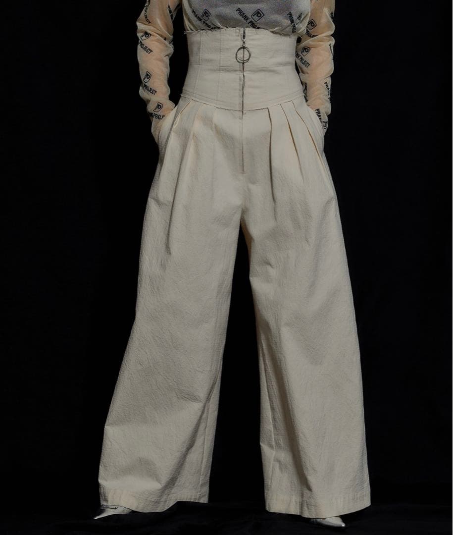 新品同様PRANK PROJECTワッシャーリップストップワイドパンツ - メルカリ
