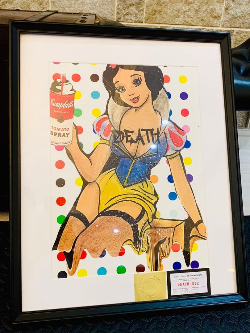 今月半額！世界限定100枚 正規品DEATH NYC ポップアート 白雪姫 - メルカリ