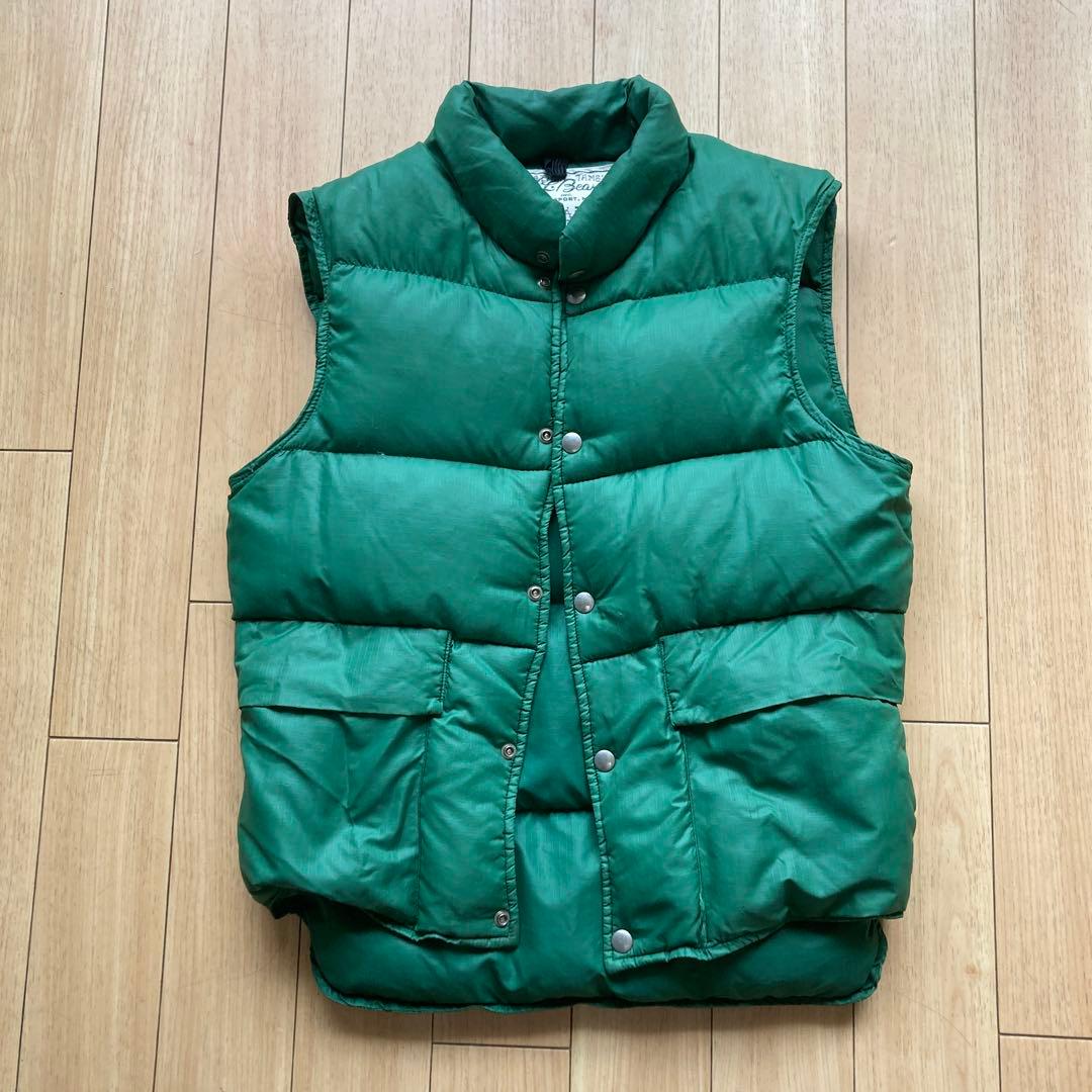 L.L.Bean 60s-70s 筆記体タグ ダウンベスト - メルカリ
