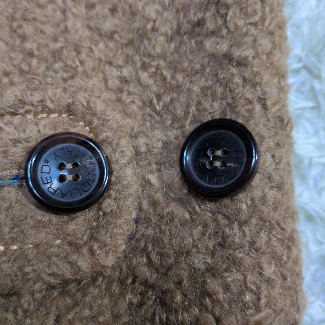 美品‼️DSQUARED2 ディースクエアード モヘアダッフルコート イタリア製