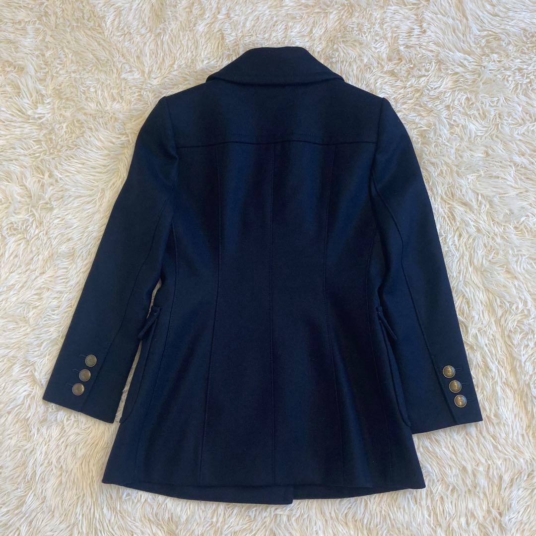 美品 BURBERRY LONDON ネイビー ピーコート 金ボタン 38 - メルカリ