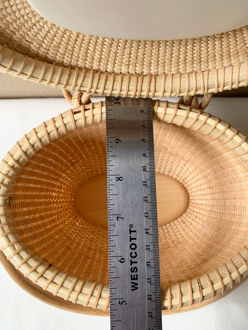 ナンタケットバスケット 7インチ オーバルパース - メルカリ