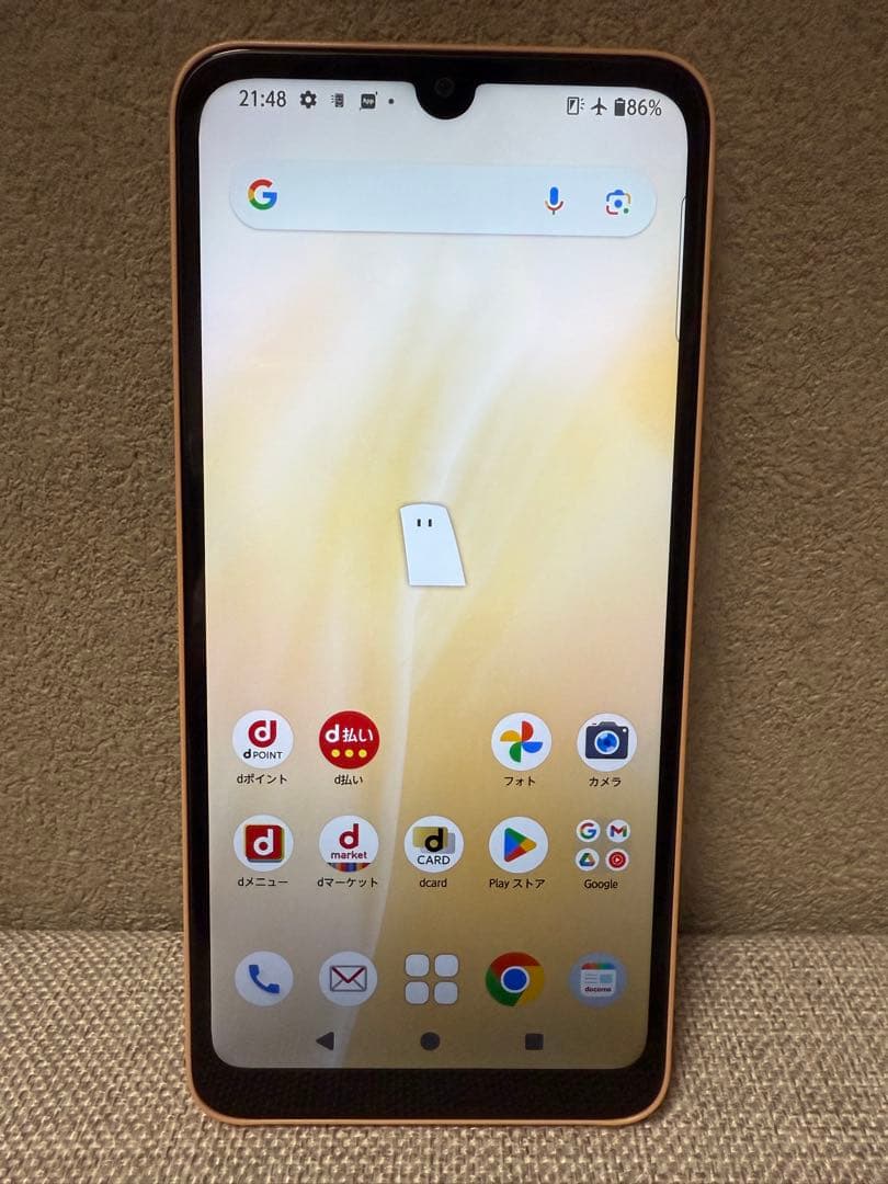 【美品】arrows We2 F-52E スマートフォン　オレンジ arrows We2 F-52E docomo ライトオレンジ SIMロック解除済み 新品 未