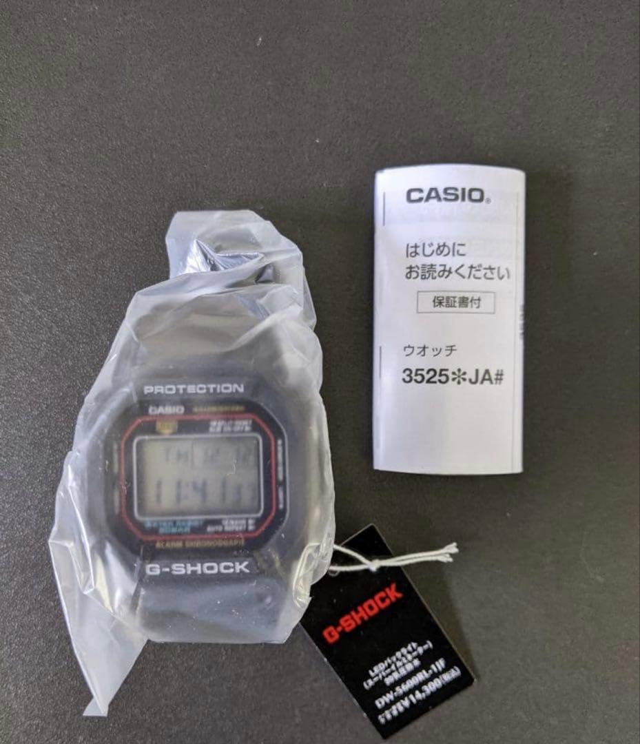 DW-5600RL-1JF　G-SHOCK　初代Gショックカラー G-SHOCK '24-12 新品 正規品 CASIO 初代G-SHOCKカラーシリーズ メンズ
