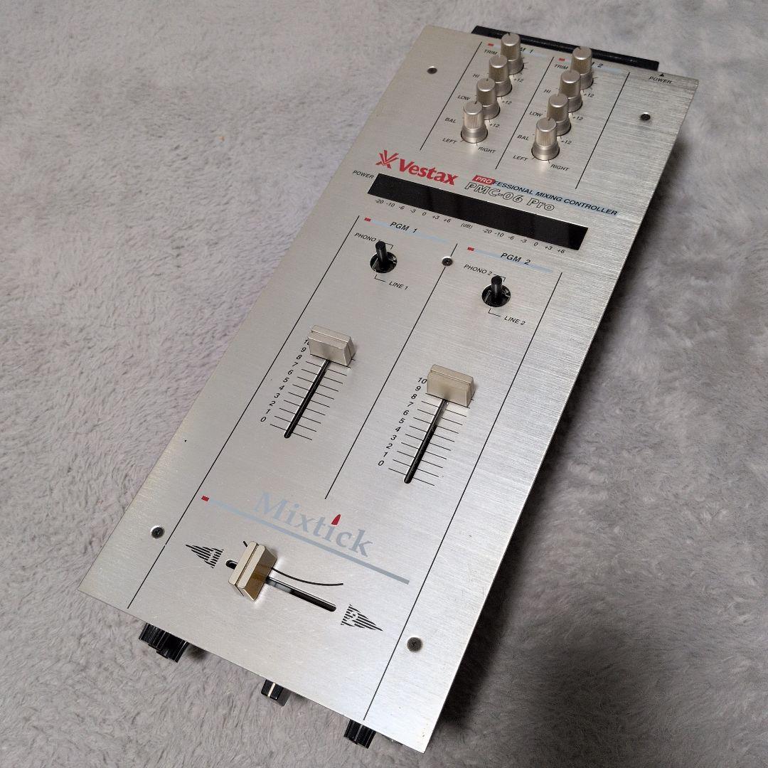 Vestax PMC-06 Pro 日本製 動作品 純正アダプター付き Vestax PMC-06 Pro 純正アダプター付き 美品 フェーダーメンテ済