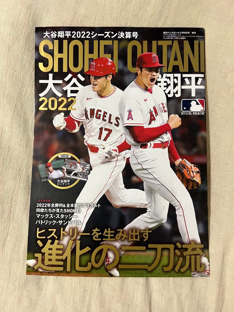 大谷翔平 シーズン決算号 ヒストリーを生み出す進化の二刀流 祝 MVP＆2連覇 大谷翔平ベースボールヒーローBOOK 二刀流復活編