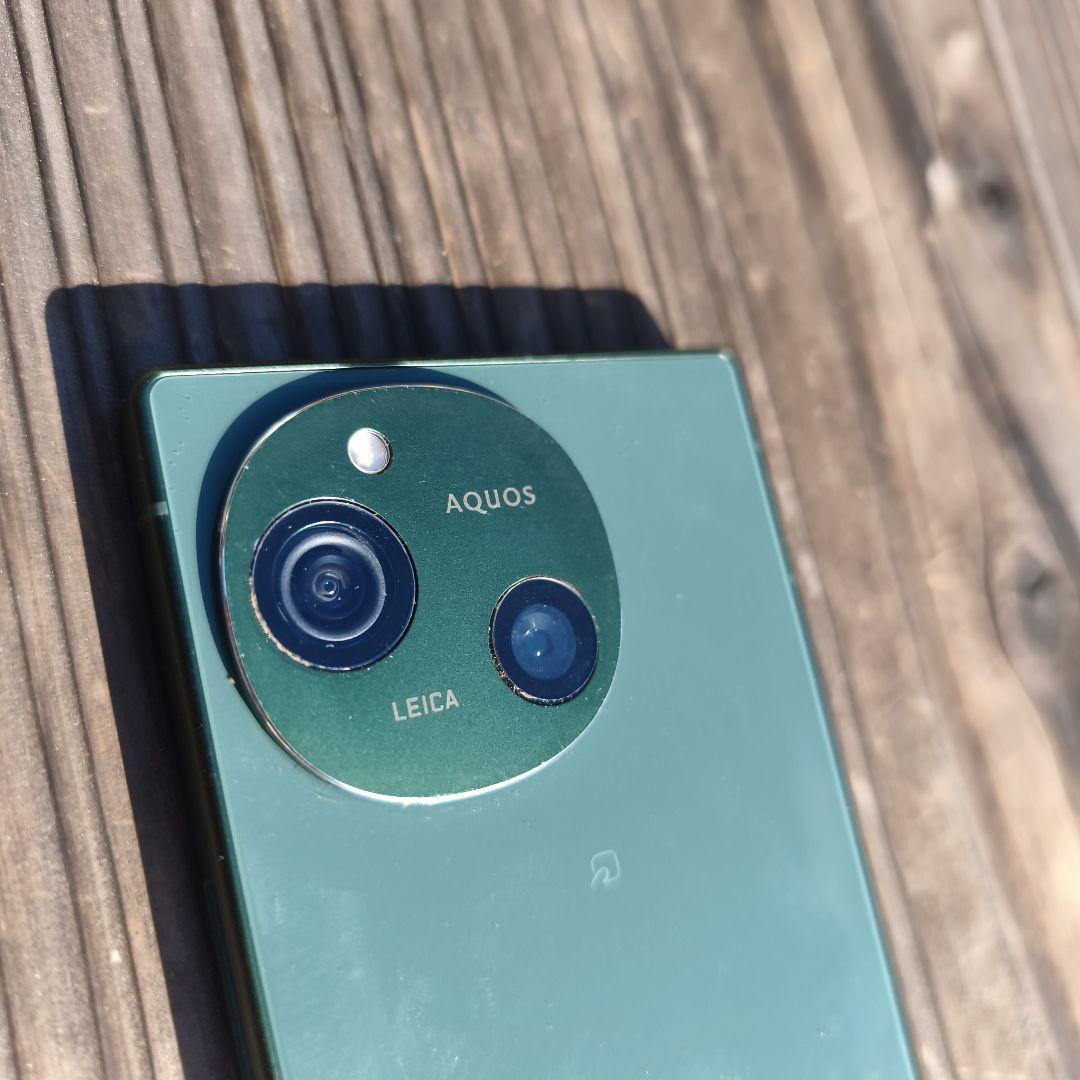 AQUOS R9 グリーン 本体 カメラレンズ交換済み - メルカリ
