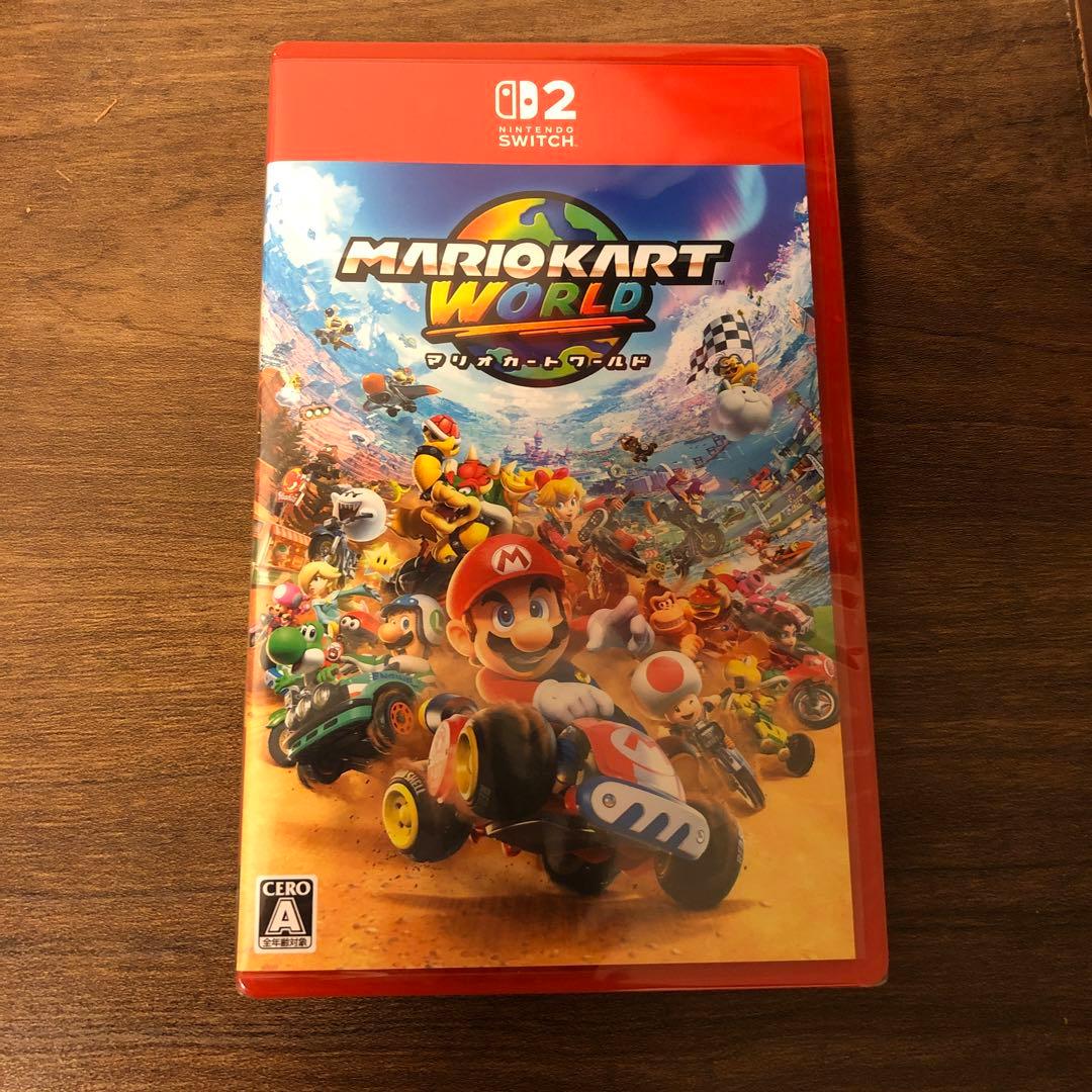 (未開封)マリオカートワールド Nintendo Switch 未開封シュリンク付き】マリオカートワールド4枚｜Yahoo!フリマ（旧