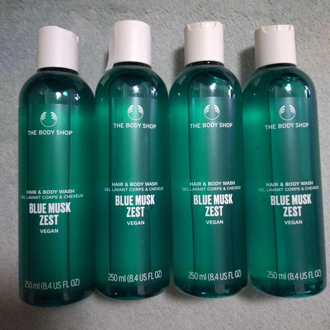 ボディショップ　ブルームスクゼスト ヘア＆ボディウォッシュ250ml　4本 Amazon | ザボディショップ [公式] ブルームスク ヘア&ボディ