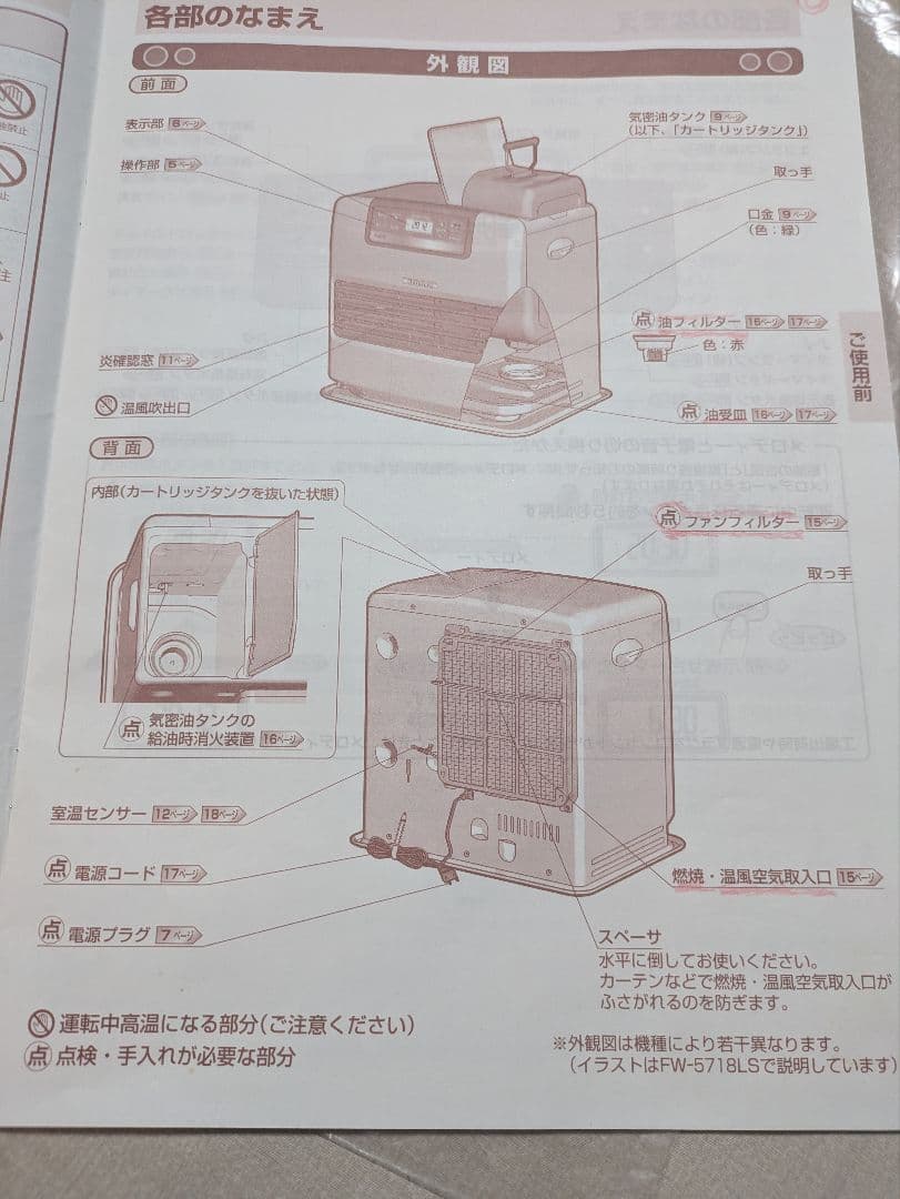 ダイニチ ブルーヒーター FW-5718LS 2018年式 9.0L