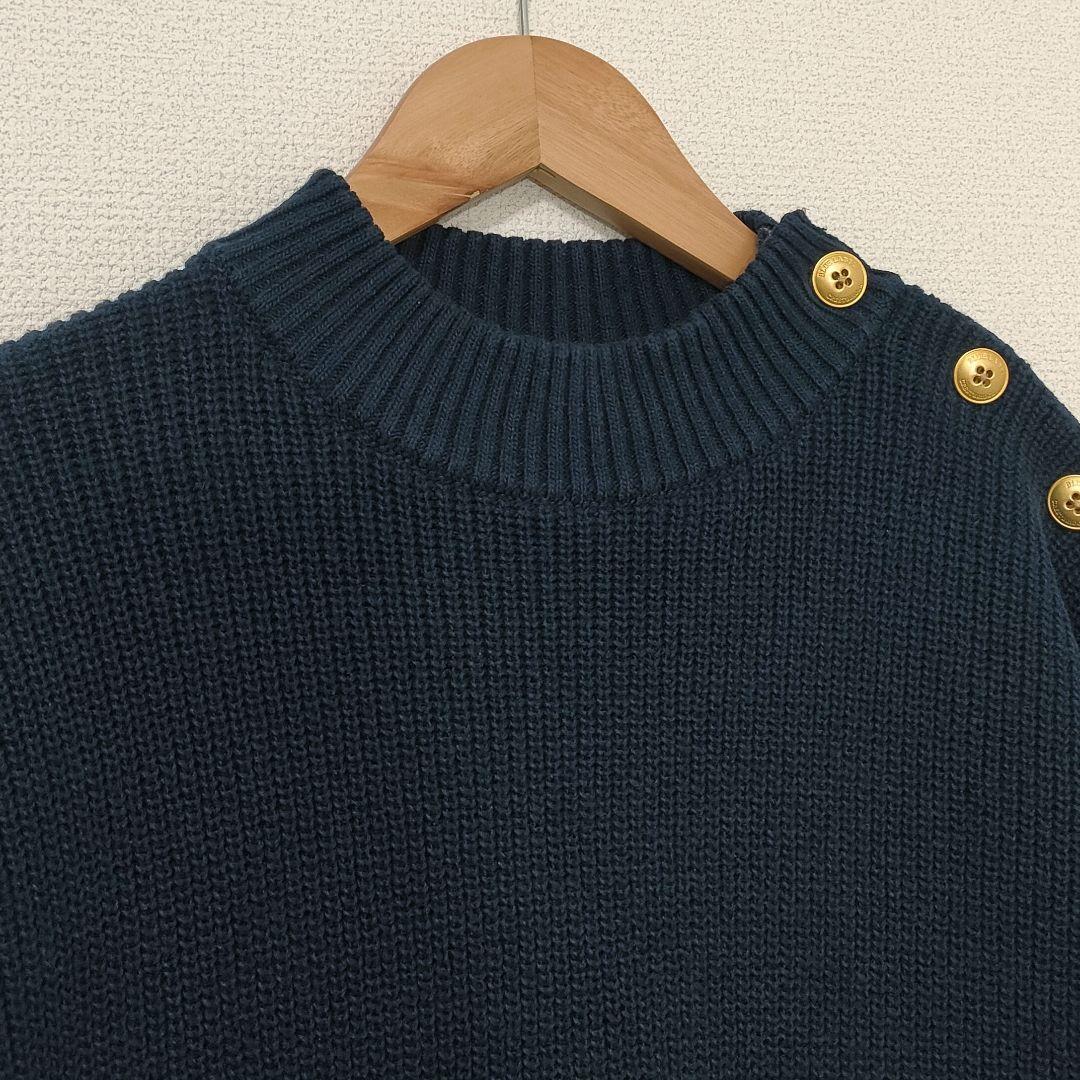 ブルーレーベルクレストブリッジ モックネックニットワンピース