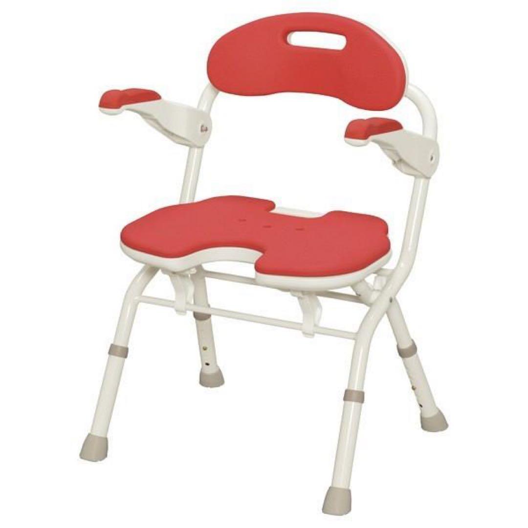 ⭐︎未開封⭐︎ 定価38500円 折りたたみシャワーチェアー　FUレッド ⭐︎新品未開封⭐︎ 定価38500円 折りたたみシャワーチェアー FUレッド